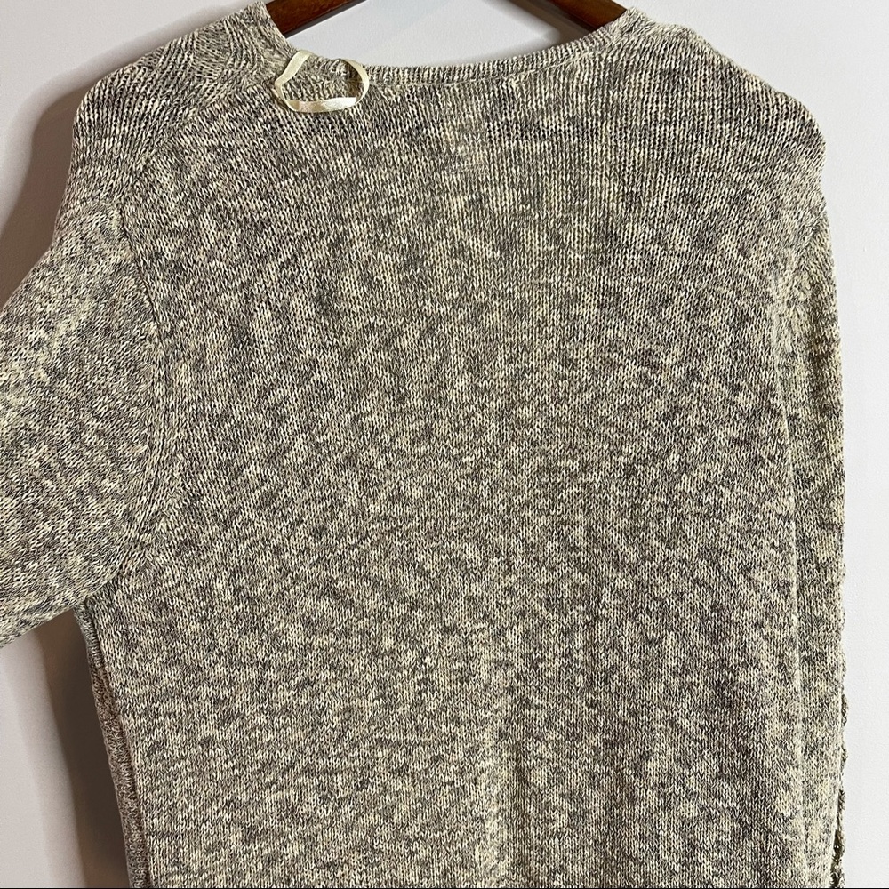 Jones NY collection tan open long sleeve cardigan - Picture 3 of 7